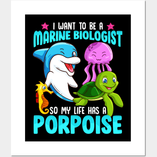 Future Marine Biologist Gift Posters and Art